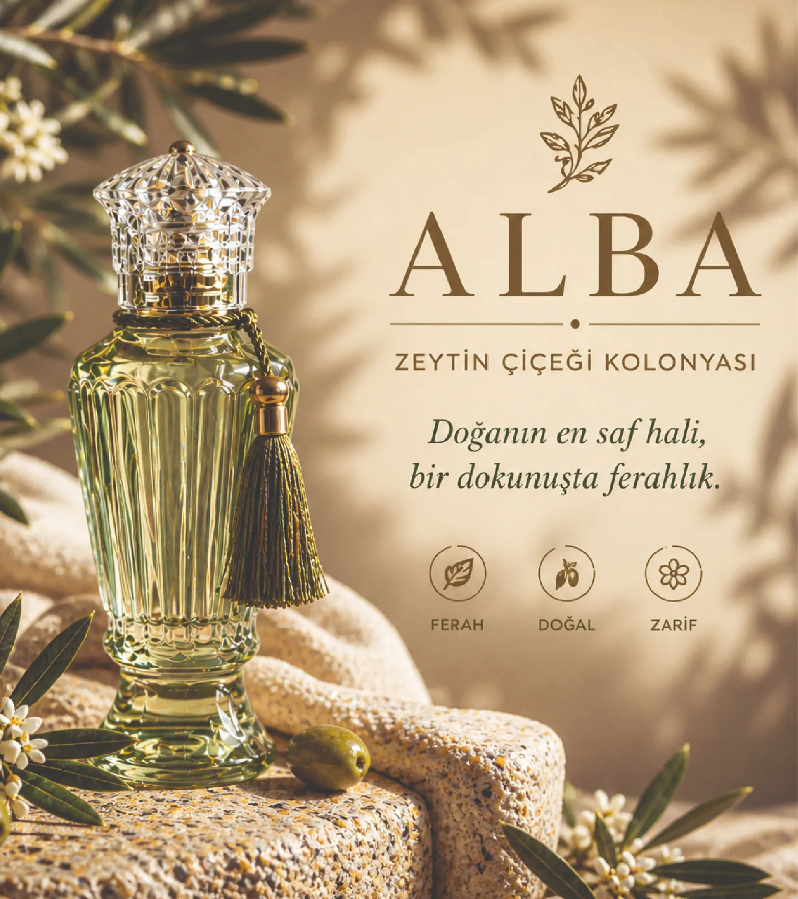 Zeytin Çiçeği Kolonyası - 100 ml